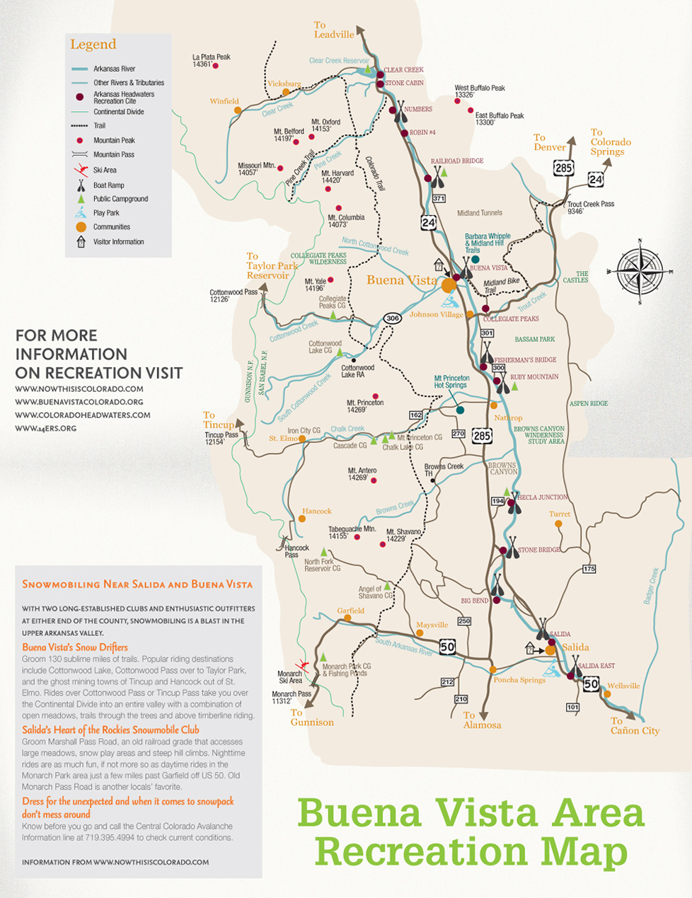 Buena Vista Area Map