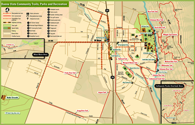 Buena Vista Recreational Map